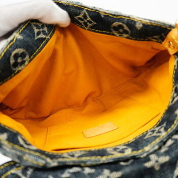 Louis Vuitton Monogram Denim Pleaty Leie Handbag - Picture 2 of 9